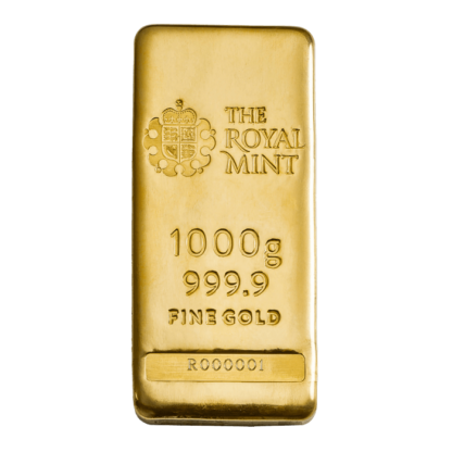 1kg Gold Bullion Cast Bar