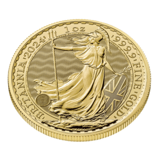 Britannia 2024 1oz Gold Bullion One Hundred Coin Box